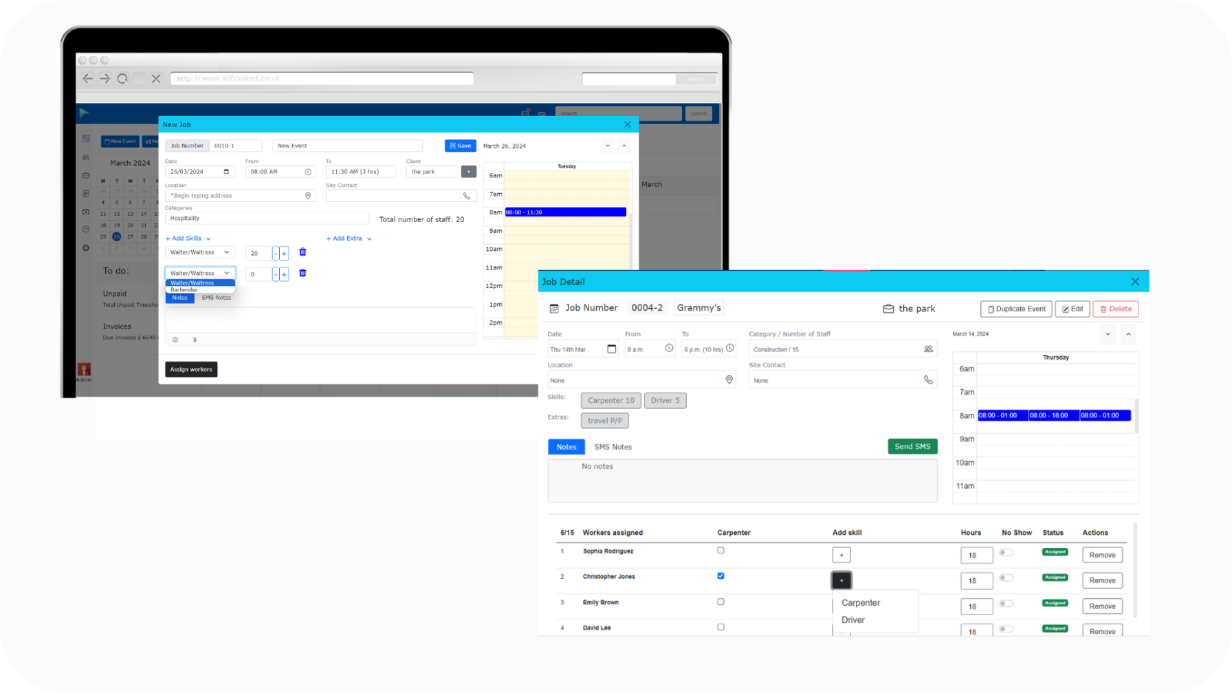 Optimal Schedule Management